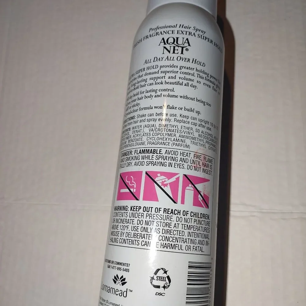 Aqua Net Professional Hair Spray Fresh Fragrance Extra Super Hold 11 Oz